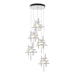 Tura 5-Light Frosted Glass Pendant in White - 131128-SKT-STND-02-YC0305 by Hubbardton Forge