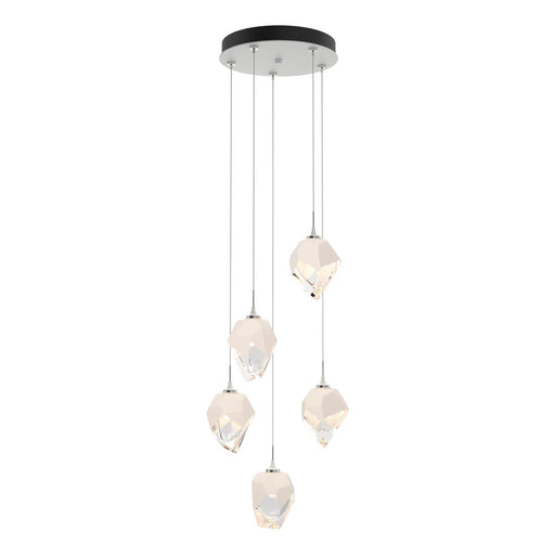 Chrysalis 5-Light Small Crystal Pendant in White - 131137-SKT-STND-02-WP0754 by Hubbardton Forge