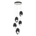 Chrysalis 5-Light Large Crystal Pendant in White - 131138-SKT-STND-02-BP0755 by Hubbardton Forge