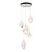 Chrysalis 5-Light Mixed Crystal Pendant in White - 131139-SKT-STND-02-WP0756 by Hubbardton Forge