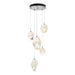 Chrysalis 5-Light Mixed Crystal Pendant in Vintage Platinum - 131139-SKT-STND-82-WP0756 by Hubbardton Forge