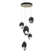 Chrysalis 5-Light Mixed Crystal Pendant in Soft Gold - 131139-SKT-STND-84-BP0756 by Hubbardton Forge