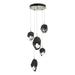 Chrysalis 5-Light Mixed Crystal Pendant in Sterling - 131139-SKT-STND-85-BP0756 by Hubbardton Forge