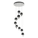 Chrysalis 9-Light Small Crystal Pendant in White - 131140-SKT-STND-02-BP0754 by Hubbardton Forge