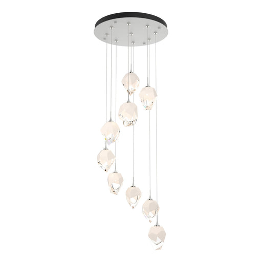 Chrysalis 9-Light Small Crystal Pendant in White - 131140-SKT-STND-02-WP0754 by Hubbardton Forge