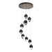 Chrysalis 9-Light Small Crystal Pendant in Bronze - 131140-SKT-STND-05-BP0754 by Hubbardton Forge