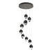 Chrysalis 9-Light Small Crystal Pendant in Natural Iron - 131140-SKT-STND-20-BP0754 by Hubbardton Forge