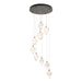 Chrysalis 9-Light Small Crystal Pendant in Natural Iron - 131140-SKT-STND-20-WP0754 by Hubbardton Forge