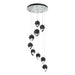 Chrysalis 9-Light Small Crystal Pendant in Vintage Platinum - 131140-SKT-STND-82-BP0754 by Hubbardton Forge