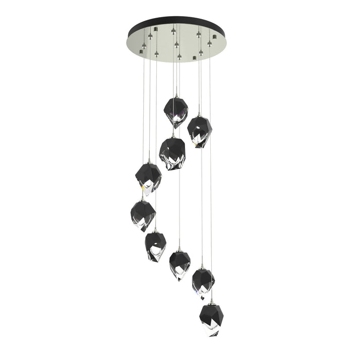 Chrysalis 9-Light Small Crystal Pendant in Sterling - 131140-SKT-STND-85-BP0754 by Hubbardton Forge