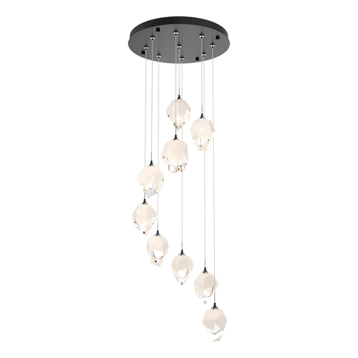 Chrysalis 9-Light Small Crystal Pendant in Ink - 131140-SKT-STND-89-WP0754 by Hubbardton Forge