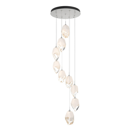 Chrysalis 9-Light Large Crystal Pendant in White - 131141-SKT-STND-02-WP0755 by Hubbardton Forge