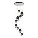 Chrysalis 9-Light Mixed Crystal Pendant in White - 131142-SKT-STND-02-BP0756 by Hubbardton Forge