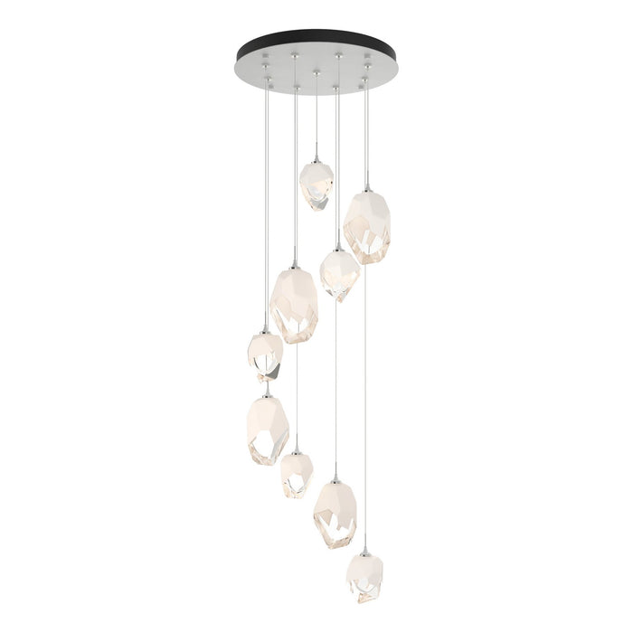 Chrysalis 9-Light Mixed Crystal Pendant in White - 131142-SKT-STND-02-WP0756 by Hubbardton Forge