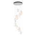 Chrysalis 9-Light Mixed Crystal Pendant in White - 131142-SKT-STND-02-WP0756 by Hubbardton Forge