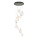 Chrysalis 9-Light Mixed Crystal Pendant in Dark Smoke - 131142-SKT-STND-07-WP0756 by Hubbardton Forge