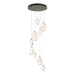 Chrysalis 9-Light Mixed Crystal Pendant in Natural Iron - 131142-SKT-STND-20-WP0756 by Hubbardton Forge