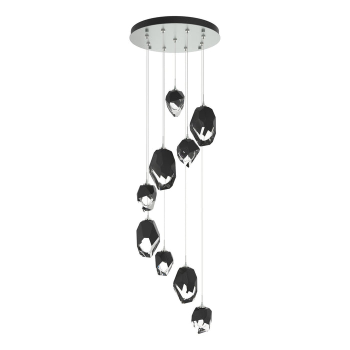 Chrysalis 9-Light Mixed Crystal Pendant in Vintage Platinum - 131142-SKT-STND-82-BP0756 by Hubbardton Forge