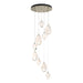 Chrysalis 9-Light Mixed Crystal Pendant in Soft Gold - 131142-SKT-STND-84-WP0756 by Hubbardton Forge