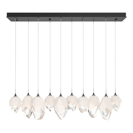 Chrysalis 10-Light Mixed Crystal Pendant in White - 131145-SKT-STND-02-WP0756 by Hubbardton Forge