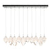 Chrysalis 10-Light Mixed Crystal Pendant in Vintage Platinum - 131145-SKT-STND-82-WP0756 by Hubbardton Forge