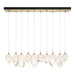 Chrysalis 10-Light Mixed Crystal Pendant in Modern Brass - 131145-SKT-STND-86-WP0756 by Hubbardton Forge