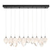 Chrysalis 10-Light Mixed Crystal Pendant in Ink - 131145-SKT-STND-89-WP0756 by Hubbardton Forge