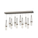 Link 10-Light Blown Glass Pendant in Dark Smoke - 131200-SKT-STND-07-YG0434 by Hubbardton Forge