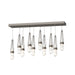 Link 10-Light Blown Glass Pendant in Dark Smoke - 131200-SKT-STND-07-YJ0434 by Hubbardton Forge