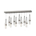 Link 10-Light Blown Glass Pendant in Natural Iron - 131200-SKT-STND-20-YG0434 by Hubbardton Forge