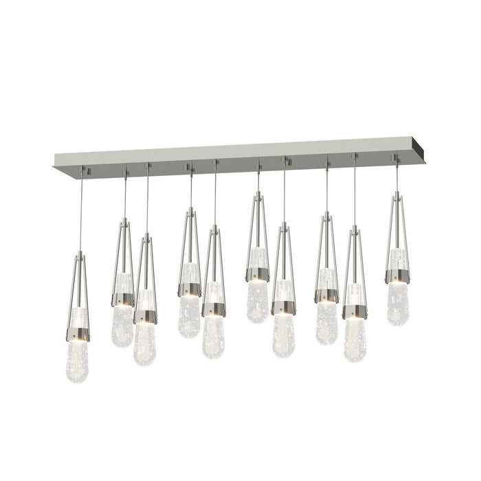 Link 10-Light Blown Glass Pendant in Sterling - 131200-SKT-STND-85-YG0434 by Hubbardton Forge