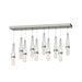 Link 10-Light Blown Glass Pendant in Sterling - 131200-SKT-STND-85-YG0434 by Hubbardton Forge