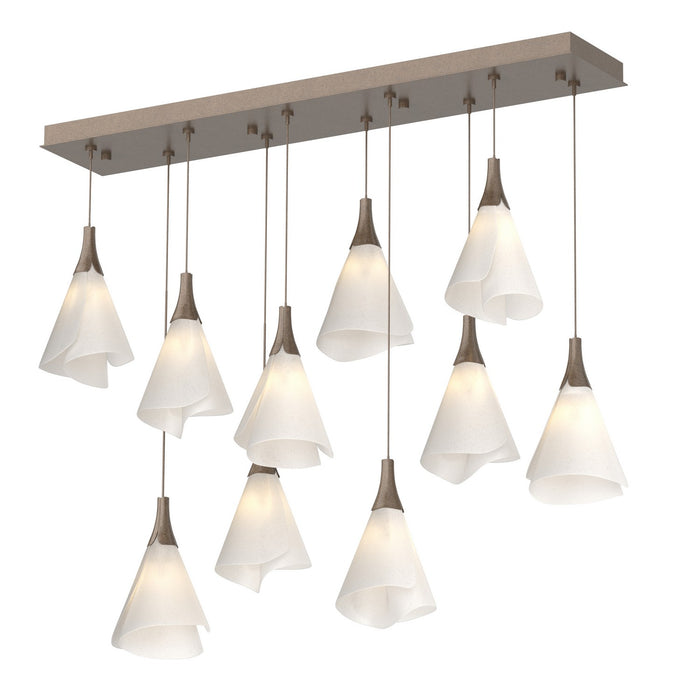 Mobius 10-Light Pendant in Bronze - 131202-SKT-STND-05-SH1987 by Hubbardton Forge