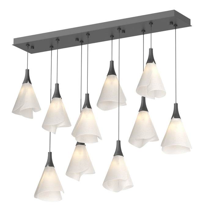 Mobius 10-Light Pendant in Black - 131202-SKT-STND-10-SH1987 by Hubbardton Forge