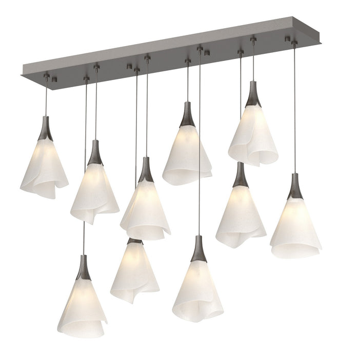 Mobius 10-Light Pendant in Oil Rubbed Bronze - 131202-SKT-STND-14-SH1987 by Hubbardton Forge