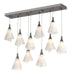 Mobius 10-Light Pendant in Oil Rubbed Bronze - 131202-SKT-STND-14-SH1987 by Hubbardton Forge