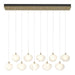 Ume 10-Light Pendant in Modern Brass - 131203-SKT-STND-86-FD0710 by Hubbardton Forge