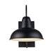 Gaviota One Light Outdoor Wall Mount in Black