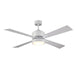 Arden 52" Ceiling Fan in White - Lamps Expo