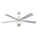 Arden 52" Ceiling Fan in White - Lamps Expo