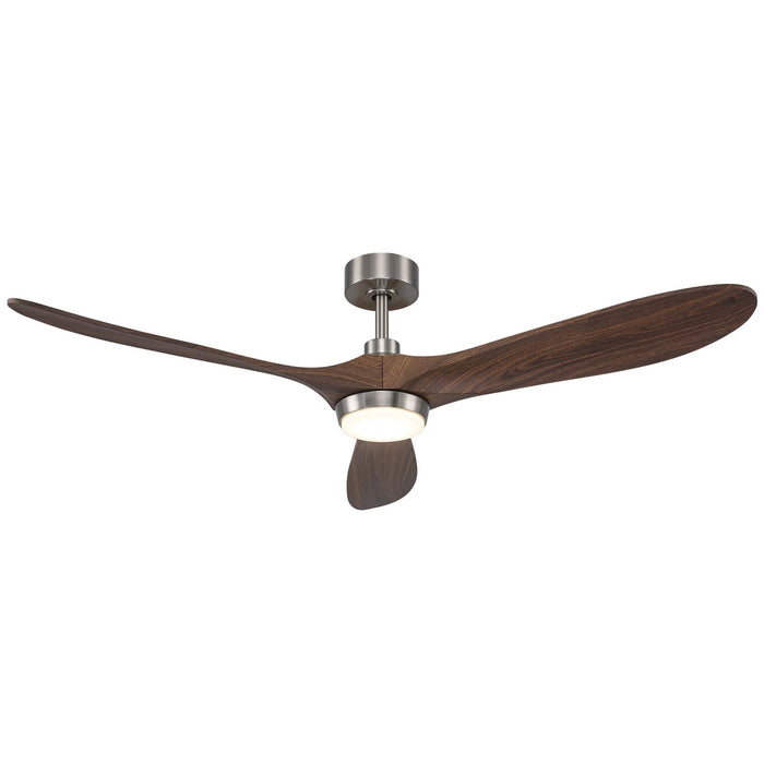 Arden 60" Ceiling Fan in Brushed Nickel - Lamps Expo