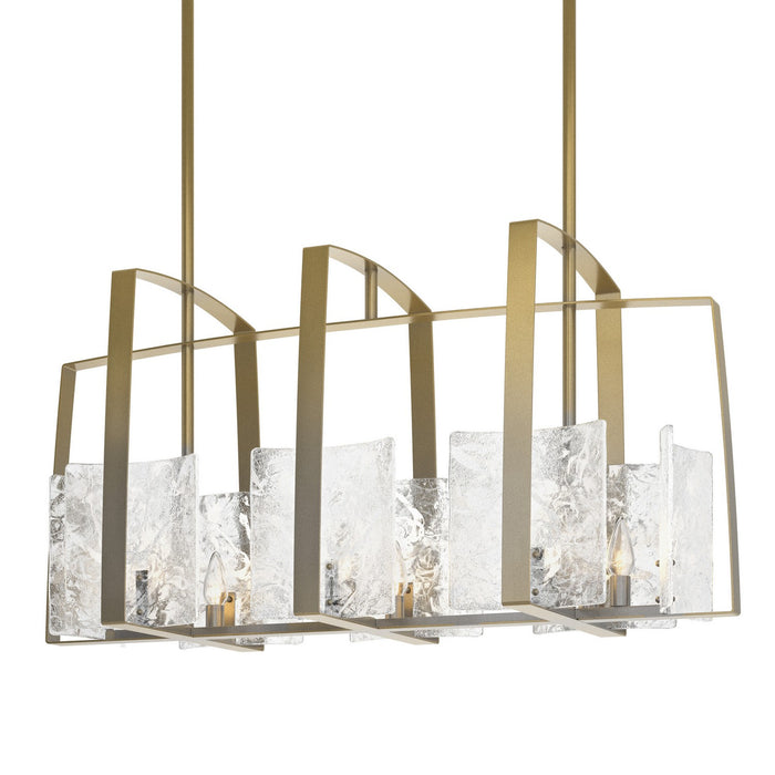 Arc Linear Pendant in Modern Brass - 131311-SKT-MULT-86-YR0699 by Hubbardton Forge