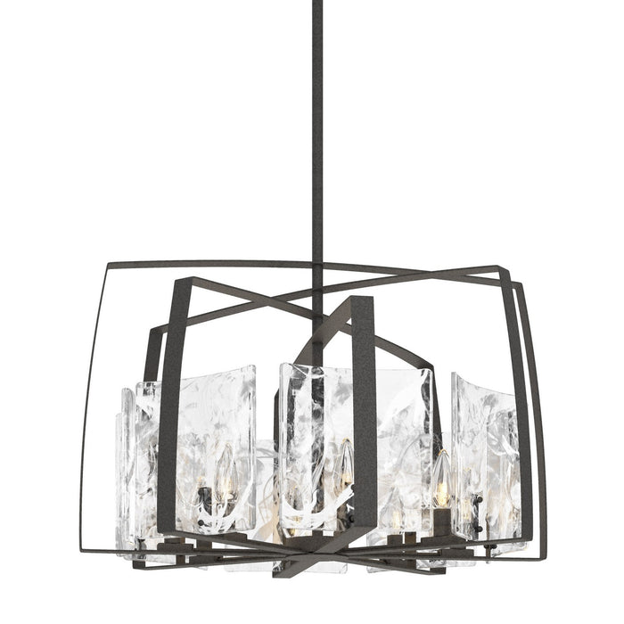 Arc 8-Light Pendant in Natural Iron - 131312-SKT-MULT-20-YR0699 by Hubbardton Forge