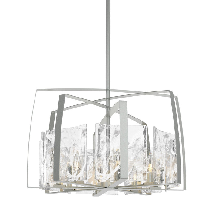 Arc 8-Light Pendant in Vintage Platinum - 131312-SKT-MULT-82-YR0699 by Hubbardton Forge