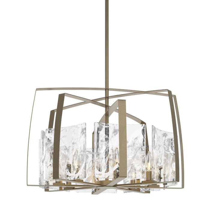 Arc 8-Light Pendant in Soft Gold - 131312-SKT-MULT-84-YR0699 by Hubbardton Forge