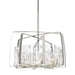 Arc 8-Light Pendant in Sterling - 131312-SKT-MULT-85-YR0699 by Hubbardton Forge