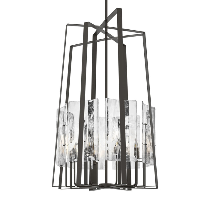 Arc 8-Light Tall Pendant in Dark Smoke - 131313-SKT-MULT-07-YR0729 by Hubbardton Forge