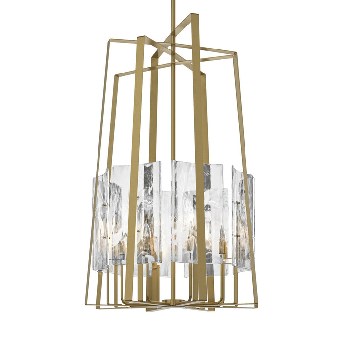 Arc 8-Light Tall Pendant in Modern Brass - 131313-SKT-MULT-86-YR0729 by Hubbardton Forge