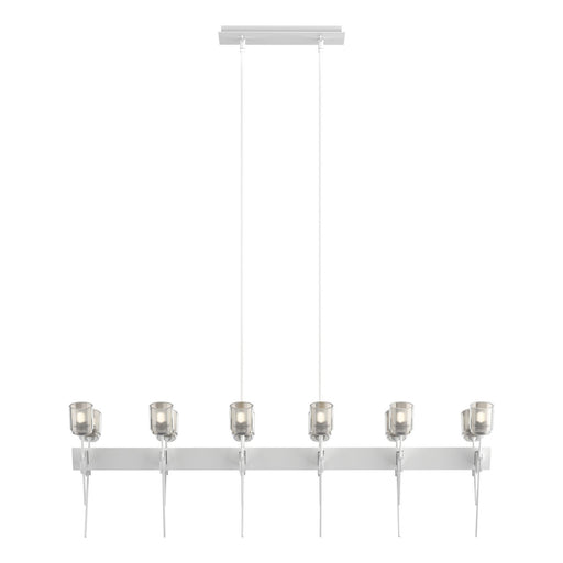 Echo 12-Light Linear Pendant in White - 131525-SKT-MULT-02-YC0369 by Hubbardton Forge