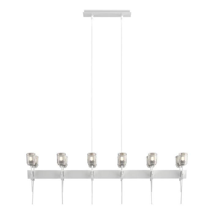 Echo 12-Light Linear Pendant in White - 131525-SKT-MULT-02-YC0369 by Hubbardton Forge